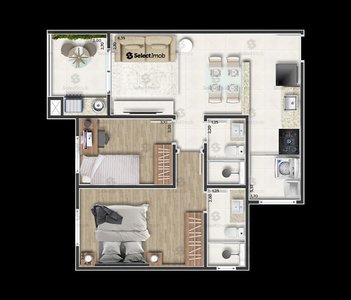 apartment em Rua Santos Dumont, Vila Bocaina - Mauá - SP