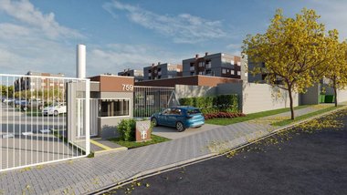 apartment em Rua Elvira Bombonatto, Pinheirinho - Toledo - PR