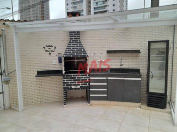 house em Rua Coelho Neto, Marapé - Santos - SP