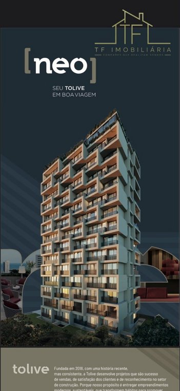 apartment em Rua Antônio de Sá Leitão, Boa Viagem - Recife - PE
