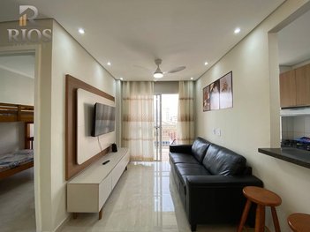 apartment em Rua Monteiro Lobato, Ocian - Praia Grande - SP