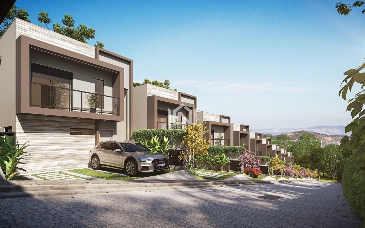 casa a venda no condominio enlevo elegance fachadas casas e alameda de acesso