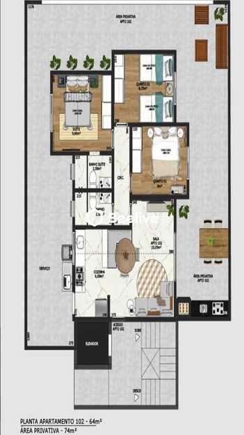 apartment em Rua João Edmundo Caldeira Brant, Itapoã - Belo Horizonte - MG