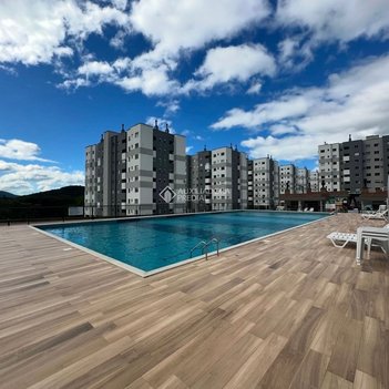 apartment em Rua João Bernadino da Rosa, Pedra Branca - Palhoça - SC