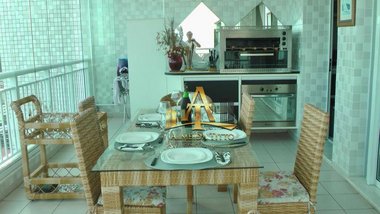 apartment em Avenida General Rondon, Vila Alzira - Guarujá - SP