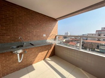 apartment em Avenida Presidente Kennedy, Caiçara - Praia Grande - SP
