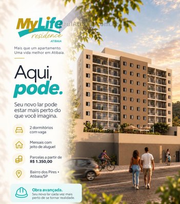 apartment em Estrada dos Pires, Chácaras Maringá - Atibaia - SP