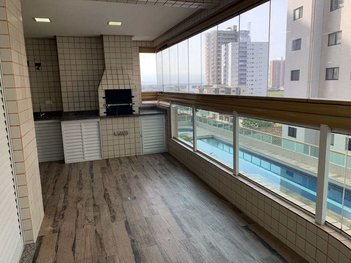 apartment em Avenida Jorge Hagge, Aviação - Praia Grande - SP