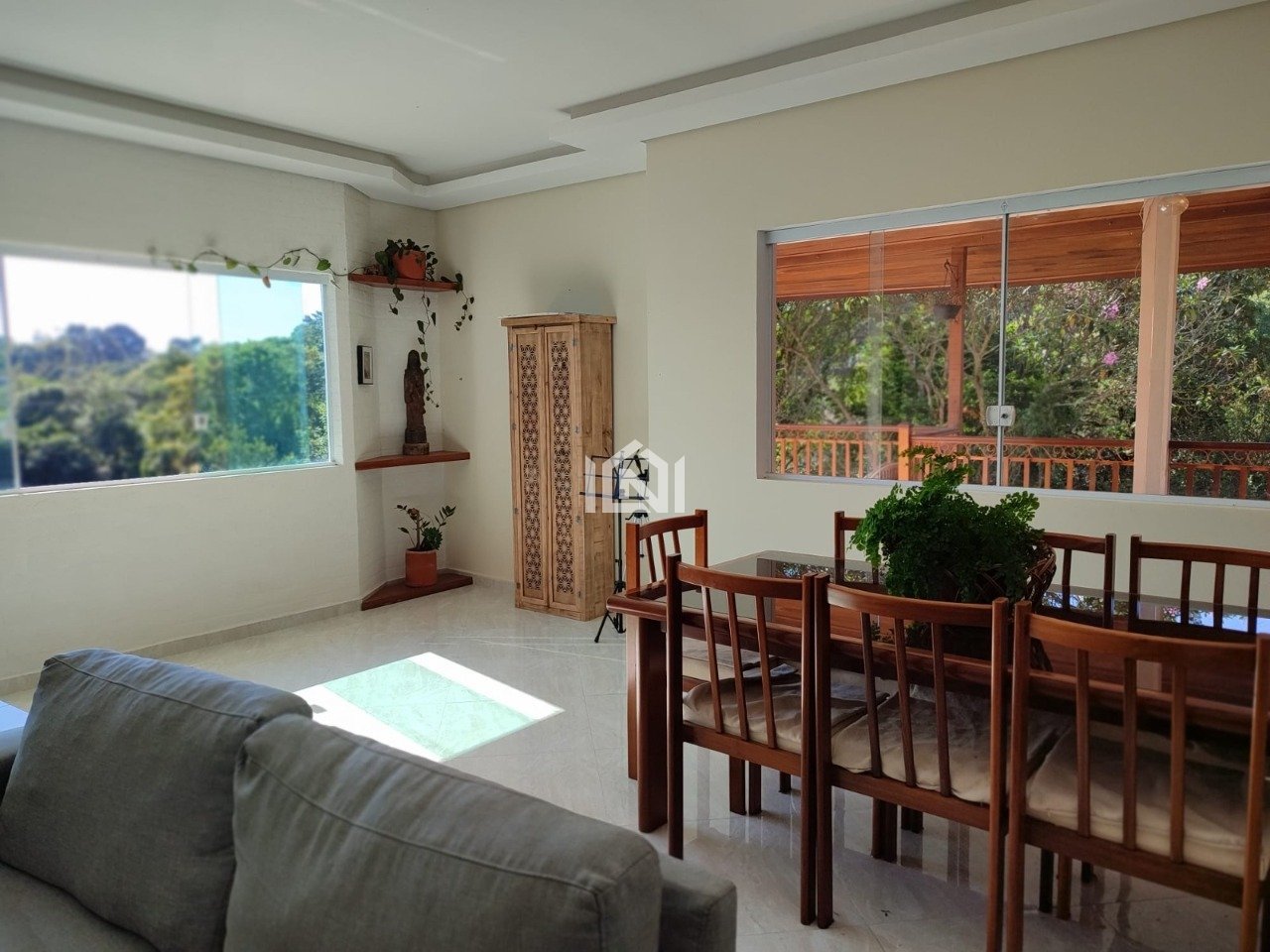 casa a venda no condominio paisage renoir || e |||- sala de jantar