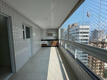 apartment em Avenida Nossa Senhora de Fátima, Caiçara - Praia Grande - SP