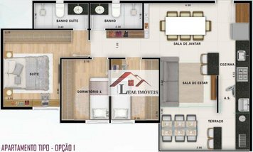 apartment em Avenida Doutor Erasmo, Vila Assunção - Santo André - SP