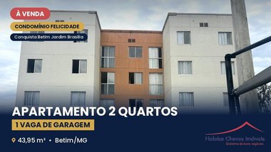 apartment em Rua Artur Rabelo, Parque das Indústrias - Betim - MG