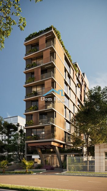 apartment em Rua Coronel Dulcídio, Água Verde - Curitiba - PR