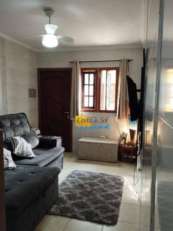 house em Avenida São João, Vila Atlântica - Mongaguá - SP