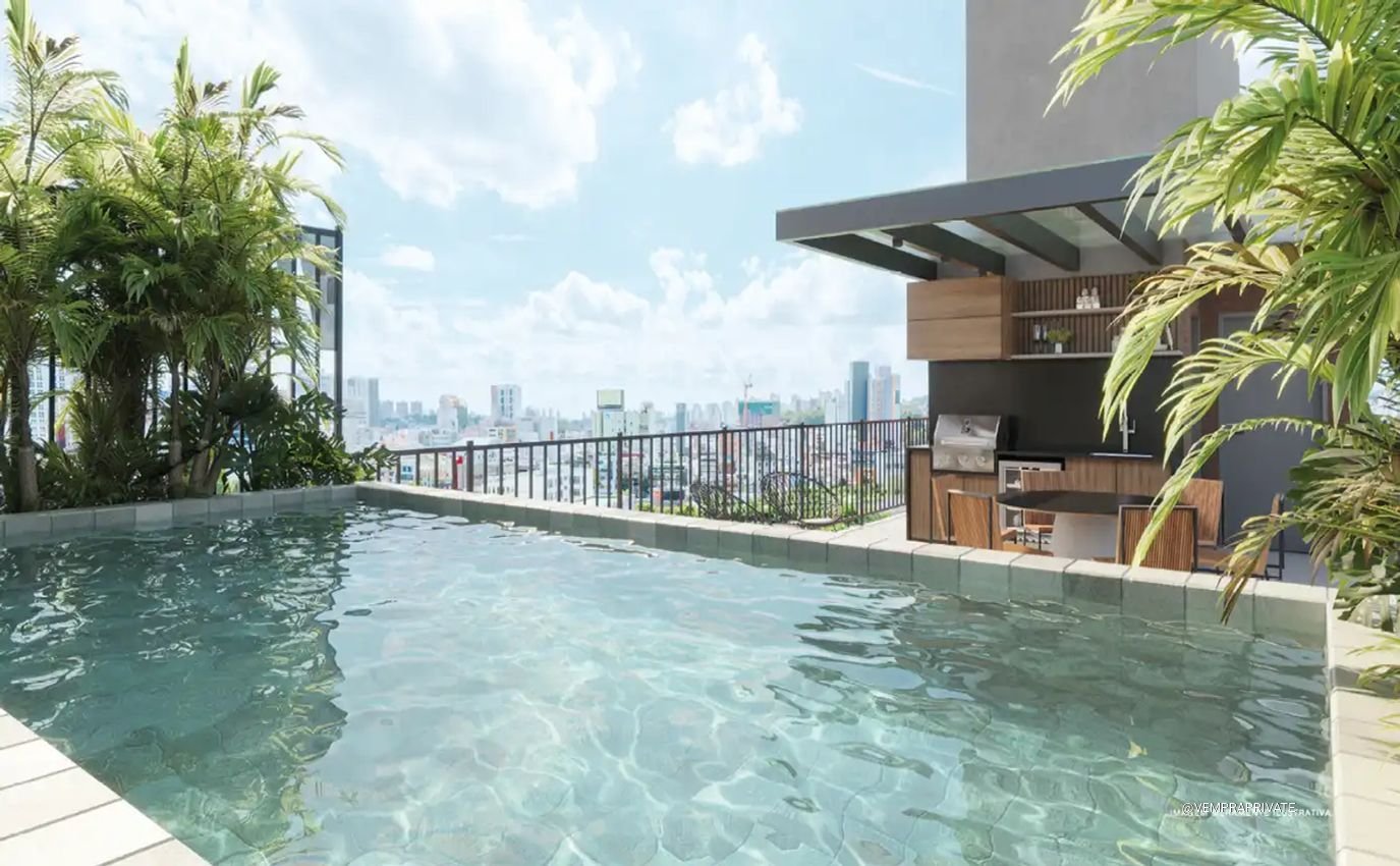 Piscina do rooftop