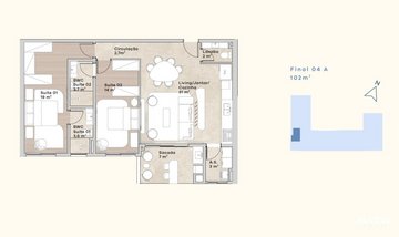 apartment em Avenida Tom Traugott Wildi, Praia Brava - Florianópolis - SC