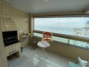 apartment em Avenida Juscelino Kubitschek de Oliveira, Caiçara - Praia Grande - SP