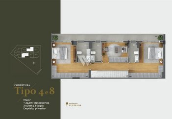 apartment em Rua Augusto Severo, Alto da Glória - Curitiba - PR