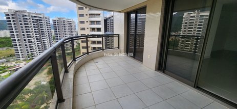 apartment em Avenida Salvador Allende, Barra da Tijuca - Rio de Janeiro - RJ