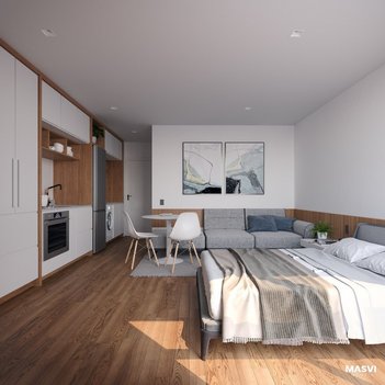 apartment em Professor Othon Gama DEça, Centro - Florianópolis - SC