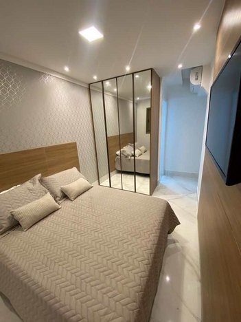 apartment em Avenida Jorge Hagge, Aviação - Praia Grande - SP