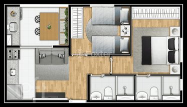 apartment em Avenida Rotary, Vila das Bandeiras - Guarulhos - SP