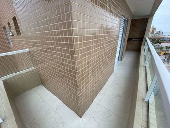 apartment em Rua Sérgio Paulo Freddi, Ocian - Praia Grande - SP