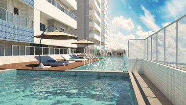 apartment em Rua Comendador Otto Carlos Golanda, Ocian - Praia Grande - SP