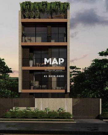 apartment em Rua Fernando Simas, Mercês - Curitiba - PR