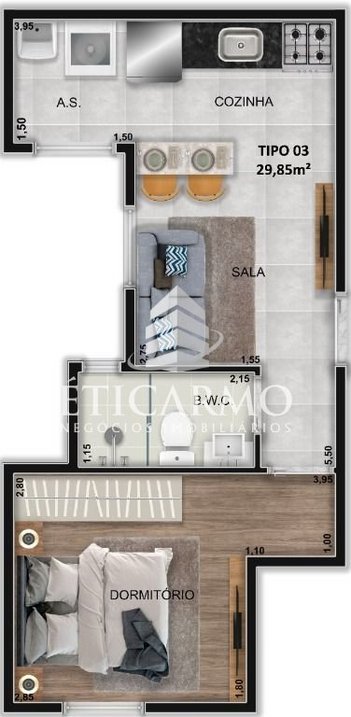 apartment em Rua Itueta, Cidade Patriarca - São Paulo - SP