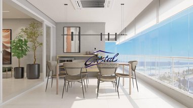 apartment em Avenida Presidente Castelo Branco, Canto do Forte - Praia Grande - SP