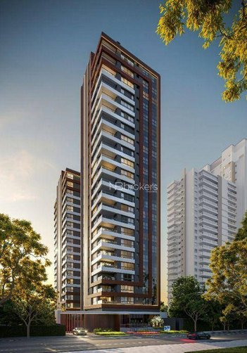 apartment em Rua Carneiro Lobo, Água Verde - Curitiba - PR