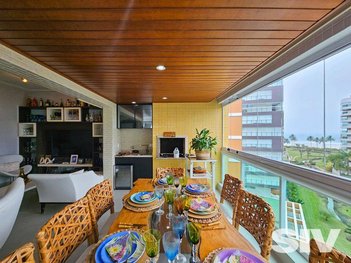 apartment em Alameda Jurua, Riviera - Bertioga - SP