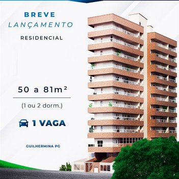apartment em Rua Itajubá, Guilhermina - Praia Grande - SP