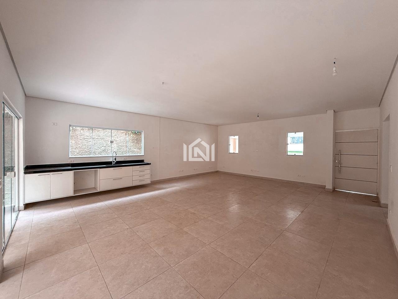 casa para locacao no  villagio saint thomas - cozinha integrada as salas