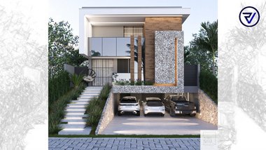 house em Avenida Atlântica, Cidade Alpha - Eusébio - CE