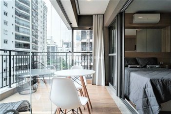 apartment em Alameda Iraé, Indianópolis - São Paulo - SP