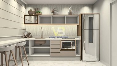 apartment em Rua Paulo Alves de Bastos, Sítio Cercado - Curitiba - PR