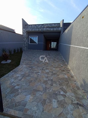 house em Rua Valentim Wall, Tindiquera - Araucária - PR