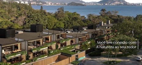 apartment em Estrada Haroldo Soares Glavan, Cacupé - Florianópolis - SC