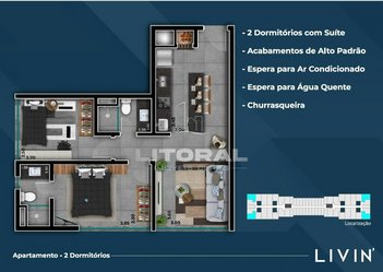 apartment em Avenida Central, Xangri-Lá - Xangri-Lá - RS