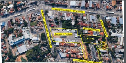 land_lot em Rua Intendente Alfredo Azevedo, Glória - Porto Alegre - RS