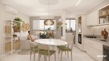apartment em Marinheiro Max Schramm, Jardim Atlântico - Florianópolis - SC