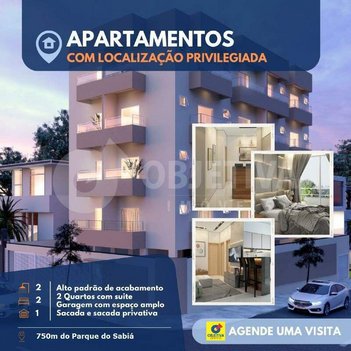 apartment em Avenida Salomão Abrahão, Santa Mônica - Uberlândia - MG