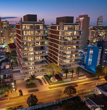 apartment em Alameda Augusto Stellfeld, Centro - Curitiba - PR