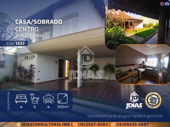 house em Avenida Benjamin Constant, Centro - Jaboticabal - SP