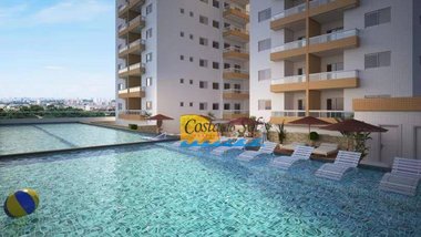 apartment em Rua Cornélio Procópio, Boqueirão - Praia Grande - SP