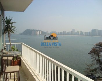 apartment em Alameda Paulo Gonçalves, Ilha Porchat - São Vicente - SP