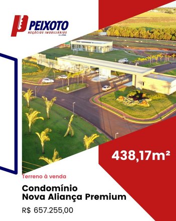 land_lot em Alameda das Cássias, Condomínio Nova Aliança Premium - Rio Verde - GO